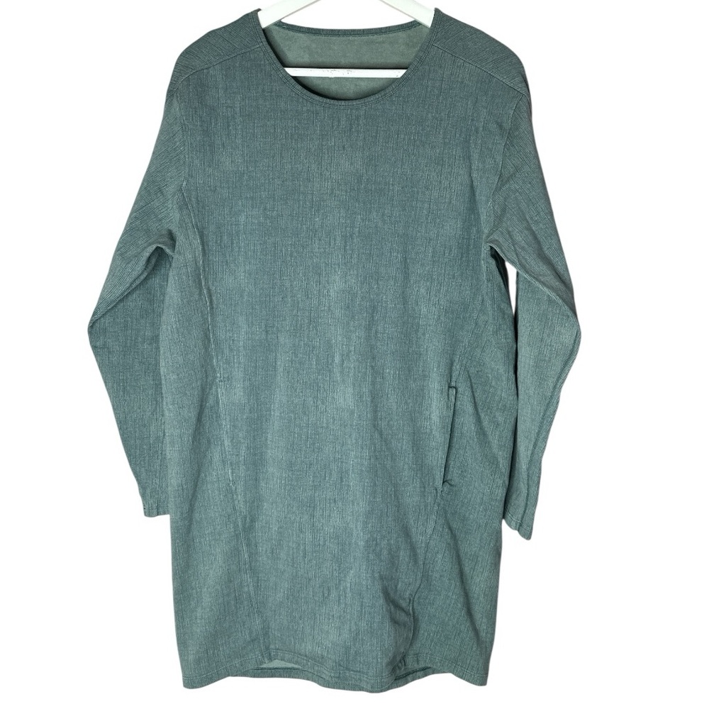 lululemon athletica Teal Long Sleeve Tunic Dress